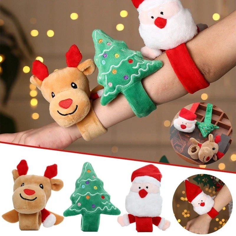 Axyaa Santa Deer Christmas Tree Plush Toys Ornaments Children's Gifts