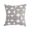Axyaa Patchwork Faux Leather Cushion Cover 45x45cm Home Decor for Couch, Sofa, Chair