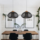 Axyaa Rattan LED Pendant Lamp | Japanese Style Kitchen Island Chandelier