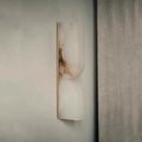Nordic Luxury Snowflake Stone LED Wall Lamp for Living Room by Axyaa