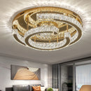 Axyaa Modern Gold Ceiling Crystal Light for Home Living Room, Bedroom, Dining, Kitchen
