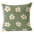 Axyaa Green Floral Pattern Cushion Cover for Home Sofa Car Decor