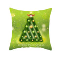 Axyaa Christmas Tree Print Pillow Case - 45x45cm