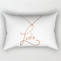 Axyaa Geometric Striped Rectangular Pillowcase for Home Decor