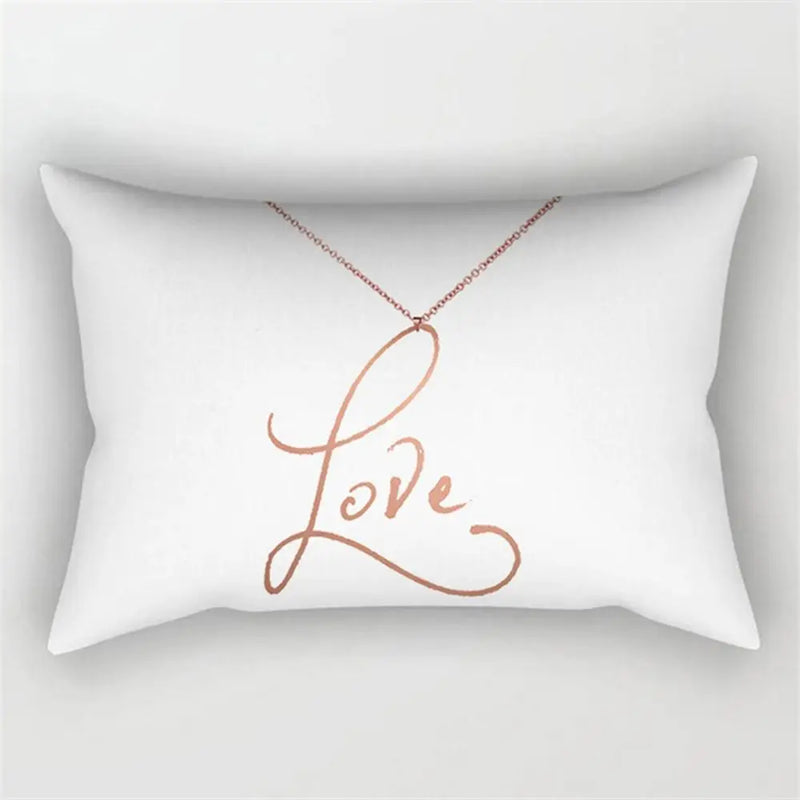 Axyaa Geometric Striped Rectangular Pillowcase for Home Decor
