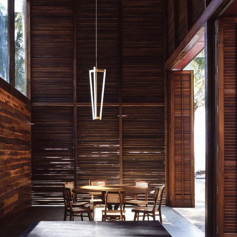 Axyaa Retro Minimalist LED Pendant Chandelier for Ceiling Decor