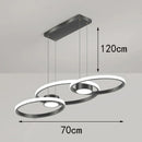 Axyaa Modern Pendant Light LED Chandelier Dining Room Ceiling Lamp