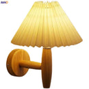 Axyaa Wooden Wall Light Paper Umbrella LED Sconces for Home Decorations