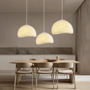 Axyaa Wabi Sabi Silk Chandelier: Nordic-Inspired LED Pendant Lighting for Minimalist Home Decor