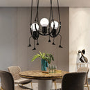 Axyaa Swing Pendant Lamp: Creative Human-shaped Droplight for Various Rooms