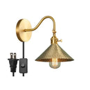 Axyaa Indoor LED Wall Lights with Pull Chain Switch for Bedroom and Living Room