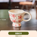 Axyaa Floral Hand-Kneaded Mug with Fresh and Elegant Design