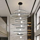 Axyaa Nordic Stair Chandelier Living Dining Room Lights Indoor Lighting