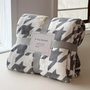 Axyaa Luxury Flannel Travel Blanket: Lightweight, Soft, Non-shedding, Colorfast Multipurpose Blanket