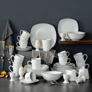 Axyaa Elisa 50-Piece Tableware Set - Cups, Plates, Bowls, Mugs, Egg Cups, Saucers