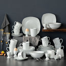 Axyaa Elisa 50-Piece Tableware Dinner Set: Cups, Saucers, Plates, Bowls, Mugs, Egg Cups