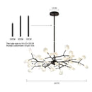 Axya Luxury Firefly Chandelier for Modern Living Room and Hotel Decor