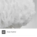 Nordic Feather Chandelier Pendant Light by Axyaa: Modern, Warmth, Eye Protection