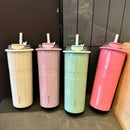 Axyaa Stainless Steel Double Insulation Tumbler with Straw - 500ml
