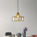 Axyaa Nordic Glass Pendant Light Cognac White Green Hanging Lamp
