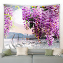 Axyaa Romantic Floral Garden Tapestry for Living Room Dorm Aesthetics