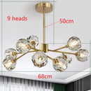 Axyaa Crystal Luxury Chandelier for Living Room, Bedroom, Dining Room - Indoor Lighting