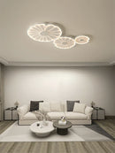 Axyaa Leaf Design LED Ceiling Chandelier for Living Room Bedroom Kitchen Study