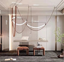 Axyaa Modern Pendant Chandelier Light for Living Room Dining Indoor Ceiling Lighting