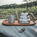 Axyaa Stainless Steel Travel Mug with Carabiner Handle for Camping & Hiking