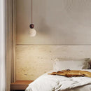 Axyaa Yellow Cave Stone Walnut Pendant Lights - Antique Wabi Sabi Style