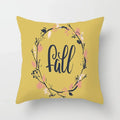 Axyaa Autumn Cartoon Pillowcase 45X45CM for Home Sofa Decor