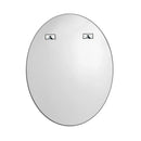 Oval Black Aluminum Frame Mirror by Axyaa for Sink, Entryways, Bedrooms