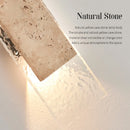Axyaa Outdoor Waterproof Stone & Glass Wall Lamp LED Exterior Lighting