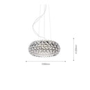 Axyaa LED Chandelier for Modern Luxury Home Decor