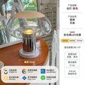 Axyaa Glass Mushroom LED Table Lamp - Modern Luxury Design