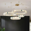 Axyaa Italian-Style Grand Villa Crystal Chandelier, Modern Minimalist Lighting Fixtures for Dining Room & Bedroom
