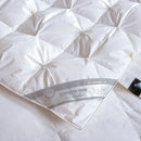 Axyaa White Goose Down Winter Quilt - 100% Cotton, Thick & Warm