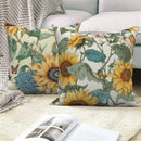 Sunflower Decorative Pillow Cover by Axyaa | Sofa, Car, Living Room Decoration