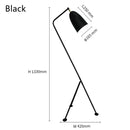 Axyaa Grasshopper Black White Tripod Floor Lamp for Living Room Studio