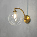 Axyaa Glass Ball LED Wall Lamps: Minimalist Nordic Design for Bedroom, Living Room & More
