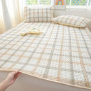 Axyaa Ice Silk Mat Cool Mattress Cover 3-Piece Set