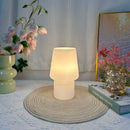 Axyaa Glass Decor Table Lamp - Bedroom & Living Room Dimmable Bedside Lighting