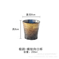 Axyaa Hand-Painted Stoneware Tea Cup Set