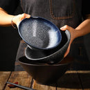 Axyaa Large Ramen Bowl, Japanese Style Ceramic Soup Bowl, Creative Tableware