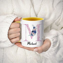 Axyaa Floral Water Cup - Personalized Tea & Coffee Mug - Creative Milk Tumbler