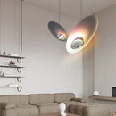 Axyaa LED Chandelier: Modern Rotatable Pendant Light for Dining Area and Events