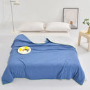 Axyaa Cool Silk Summer Quilt in Solid Color AB Version, Breathable and Lightweight