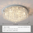 Axyaa Modern Crystal Ceiling Lamp with LED Lighting Fixtures