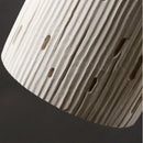 Axyaa Japanese Style LED Wall Light for Bedroom & Restaurant - Wood Pull Chain Switch & Cement Bedside Lamp