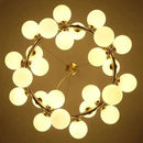 Axyaa Glass Bubble Ball Nordic Luxury Chandelier